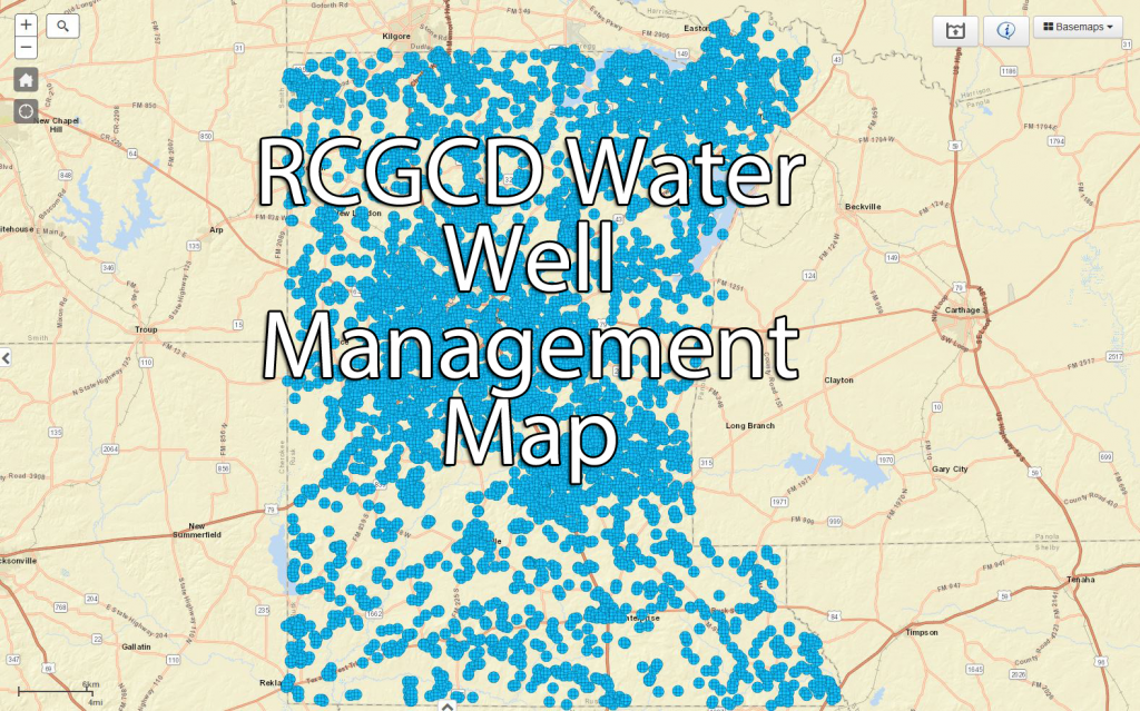 Maps Rusk County Groundwater Conservation District